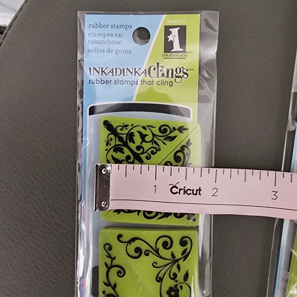Inkadinkado Clings Rubber Stamps 3 Pack - Picture 3 of 12